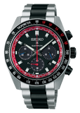 Seiko Prospex Speedtimer Solar Chronograph Datsun 240Z Collaboration Limited Edition Black Dial Two Tone Steel Strap Watch for Men - SSC957