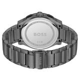 Hugo Boss Peak Chronograph Black Dial Black Steel Strap Watch for Men - 1514192