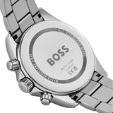 Hugo Boss Hero 2.0 Chronograph Black Dial Silver Steel Strap Watch for Men - 1514267