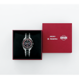 Seiko Prospex Speedtimer Solar Chronograph Datsun 240Z Collaboration Limited Edition Black Dial Two Tone Steel Strap Watch for Men - SSC957