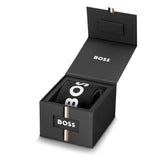 Hugo Boss Avery Chronograph Black Dial Black Steel Strap Watch for Men - 1514256