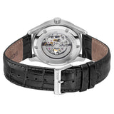 Hugo Boss Principle Skeleton Black Dial Black Leather Strap Watch for Men - 1514234