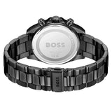 Hugo Boss Hero 2.0 Chronograph Black Dial Black Steel Strap Watch for Men - 1514271