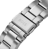 Hugo Boss Hero 2.0 Chronograph Black Dial Silver Steel Strap Watch for Men - 1514267