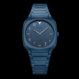 D1 Milano Square Galaxy Blue Dial Blue Steel Strap Watch for Men - D1-SQBJ09