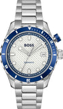Hugo Boss Bossmatic Automatic White Dial Silver Steel Strap Watch for Men - 1514212