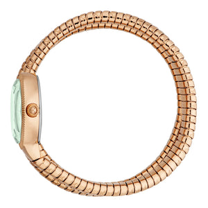 Just Cavalli After Party Green Dial Rose Gold Steel Strap Watch for Women - JC1L269M0045