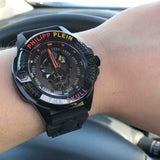 Philipp Plein The Skull Black Dial Black Silicone Strap Watch for Men - PWAAA0621