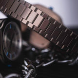 D1 Milano Square Titanium Gray Dial Gray Steel Strap Watch for Men - D1-SQBJ02