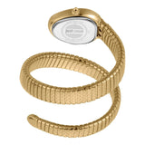 Just Cavalli Solo Black Dial Gold Steel Strap Watch for Women - JC1L167M0035