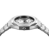 D1 Milano Ultra Thin Silver Dial Silver Steel Strap Watch for Women - D1-UTBL30