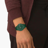 Lacoste 12.12 Move Green Dial Green Silicon Strap Watch for Men - 2011238
