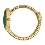 Just Cavalli Specchio Green Dial Gold Steel Strap Watch for Women - JC1L322M0035