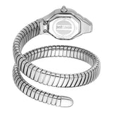 Just Cavalli Brillante Silver Dial Silver Steel Strap Watch for Women - JC1L326M0015