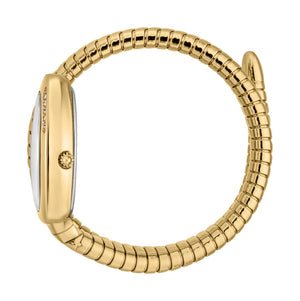 Just Cavalli Glam Evo 5 Silver Dial Gold Steel Strap Watch for Women - JC1L227M0035