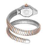 Just Cavalli Brillante Silver Dial Two Tone Steel Strap Watch for Women - JC1L326M0065