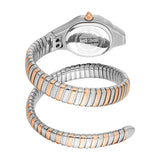 Just Cavalli Fiore Rose Gold Dial Two Tone Steel Strap Watch for Women - JC1L354M0065
