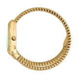 Just Cavalli Fiamma Green Dial Gold Steel Strap Watch for Women - JC1L426M0035
