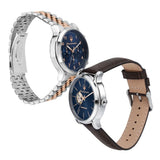 Maserati Epoca Limited Edition Chronograph Blue Dial Two Tone Steel Strap Watch for Men - R8873618021