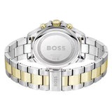 Hugo Boss Troper Chronograph Green Dial Two Tone Steel Strap Watch for Men - 1514154