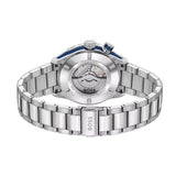 Hugo Boss Bossmatic Automatic Blue Dial Silver Steel Strap Watch for Men - 1514177