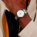 Hugo Boss Candor Automatic White Dial Silver Steel Strap Watch for Men - 1514186