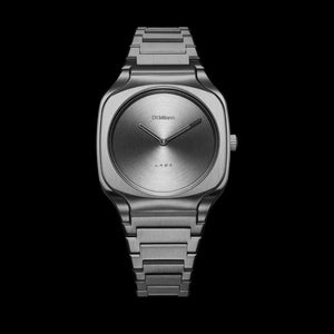 D1 Milano Square Gray Dial Grey Steel Strap Watch for Men - D1-SQBJ11