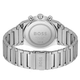 Hugo Boss Candor Chronograph Blue Dial Silver Steel Strap Watch for Men - 1514250