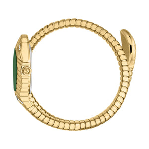 Just Cavalli Speranza Green Dial Gold Steel Strap Watch for Women - JC1L356M0035