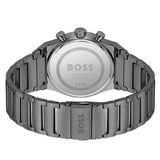 Hugo Boss Candor Chronograph Blue Dial Grey Steel Strap Watch for Men - 1514223