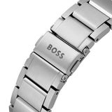 Hugo Boss Peak 2.0 Chronograph Blue Dial SIlver Steel Strap Watch for Men - 1514189