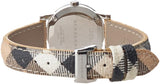 Burberry The City Silver Dial Multicolor Haymarket Leather Strap Watch for Women - BU9222