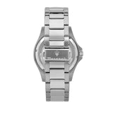 Maserati SFIDA Limited Edition Black Dial Silver Steel Strap Watch for Men - R8853140011