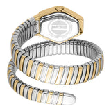 Just Cavalli Splora Silver Dial Two Tone Steel Strap Watch for Women - JC1L394M0055