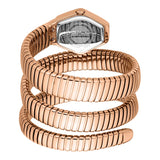 Just Cavalli Romina Silver Dial Rose Gold Steel Strap Watch for Women - JC1L395M0045