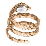 Just Cavalli Mesmerizing Blue Dial Rose Gold Steel Strap Watch for Women - JC1L304M0045