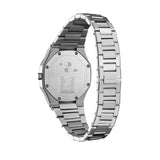 D1 Milano Ultra Thin Solar Sync Purple Dial Silver Steel Strap Watch for Women - D1-UTBL36