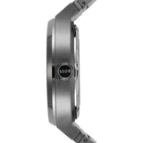 Hugo Boss Candor Automatic Blue Dial Grey Steel Strap Watch for Men - 1514119