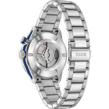 Hugo Boss Bossmatic Automatic White Dial Silver Steel Strap Watch for Men - 1514212