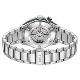 Hugo Boss Bossmatic Automatic Green Dial Silver Steel Strap Watch for Men - 1514178