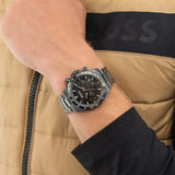 Hugo Boss Hero 2.0 Chronograph Blue Dial Blue Steel Strap Watch for Men - 1514270