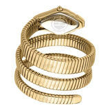 Just Cavalli Cristallo Mother of Pearl Dial Gold Steel Strap Watch for Women - JC1L307M0025