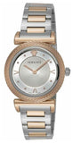 Versace V-Motif Silver Dial Two Tone Steel Strap Watch for Women - VERE00718