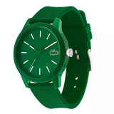 Lacoste 12.12 Green Dial Green Silicone Strap Watch for Men - 2010985