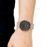 Lacoste Boston Gray Dial Two Tone Steel Strap Watch for Men - 2011112