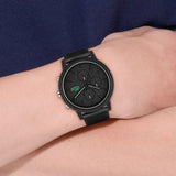 Lacoste 12.12 Chronograph Black Dial Black Silicon Strap Watch for Men - 2011243