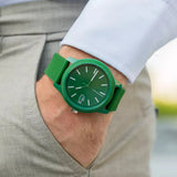Lacoste 12.12 Green Dial Green Silicone Strap Watch for Men - 2010985