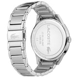 Lacoste Continental Blue Dial Silver Steel Strap Watch for Men - 2011022