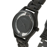 Marc Jacobs Tether Transparent Black Dial Black Steel Strap Watch for Women - MBM3419