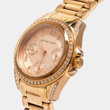 Michael Kors Blair Rose Gold Dial Rose Gold Steel Strap Watch for Women - MK5613